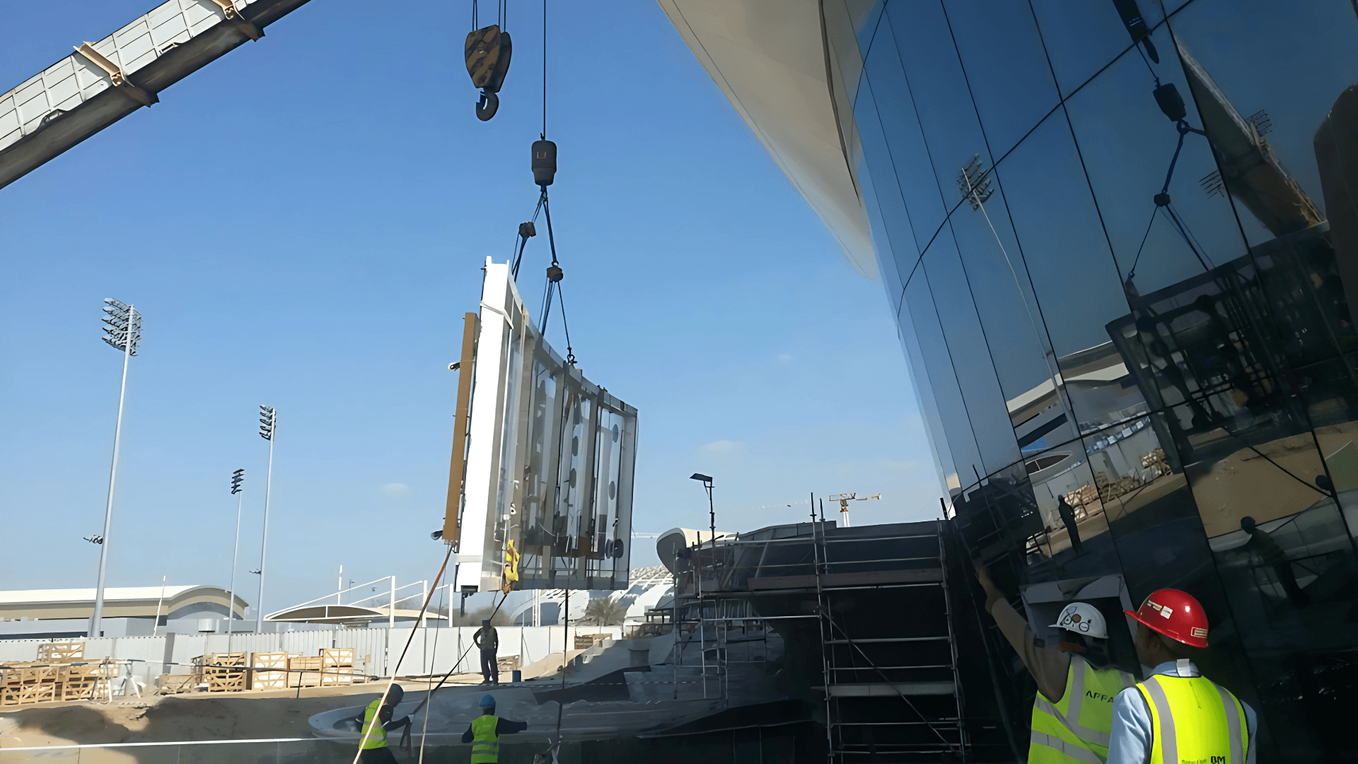 Glass Facade Installation